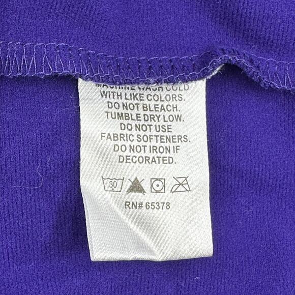 Los Angeles Lakers 1/4 Zip Pullover Purple White Track Jacket Adult M Augusta - Picture 7 of 8